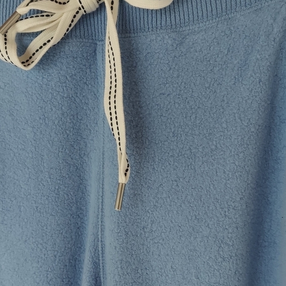 Aerie Fuzzy Blue Drawstring Jogger Pants Small - Picture 3 of 3